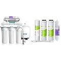 APEC Water Systems ROES-PHUV75 Essence Series Top Tier Alkaline Mineral and Ultra-Violet UV Water Filter System + Spare Pre-Filter Set