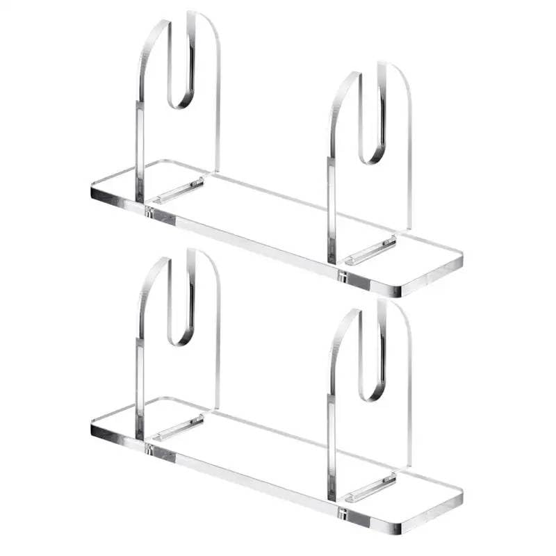 Mann Mart‚Foldable Fan Organizer: Clear Acrylic Storage Shelf for Home Decor - Neat & Space-Saving Solution for Living Rooms & Bedrooms-image-28