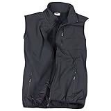 Westen Abraxas Softshell-Weste Laax in Übergröße bis 10XL, schwarz, Größe:7XL