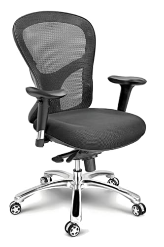 Image of Lakdi The Furniture Co High-Back Office Chair Upholstery Primium Mesh Director & Executive Chair Height Adjustable & Revolving Chair Metal Legs & WheelBase Best offfice Chair -(SSL-258-Swivel Tilt)
