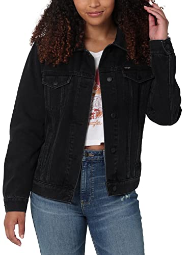 Veste en jean Wrangler Femme décontractée Memory Maker en coton bleu