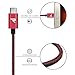 RAMPOW Micro USB Cable [3.3ft, 2-Pack] - QC 3.0 High Speed Android Charging Cable-Compatible with S9/S7/S6, Sony, HTC, Motorola, Kindle, LG and More-Red