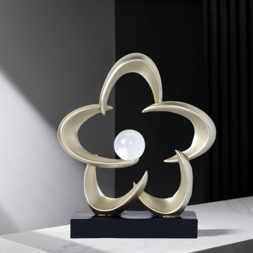 Escultura Decorativa de Arte Abstracto HODESunPure en Resina miniatura 5