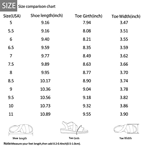 Vjh Confort Women's Flat Sandals, Comfort Slip-On Elastic Ankle Strap Slingback Light Weight Casual Walking Sandals (Black,9) #TOP7