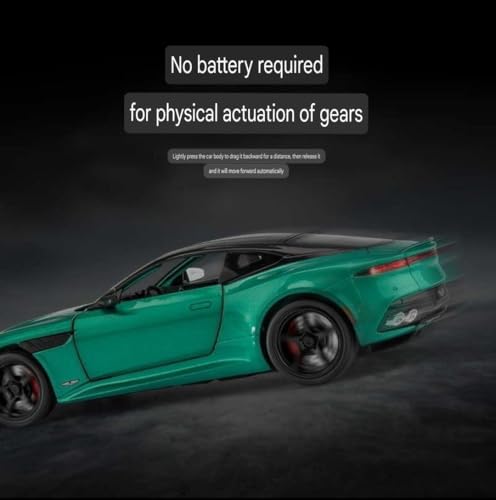 Image of Scale Exclusive Alloy Metal Pull Back | Die-cast Car Model with Sound Light Mini Auto Toy for Kids Metal Model Toy Car with Sound and Light (1.22 Scale- A|M -Green)