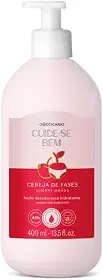 Loção Desodorante Hidratante Corporal Cuide-se Bem Cereja De Fases 400ml