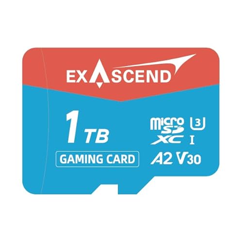 Scheda microSD UHS-I da 1 GB U3 V30 A2 fino a 175 ideale per Nintendo Switch e altre console di gioco 1 TB