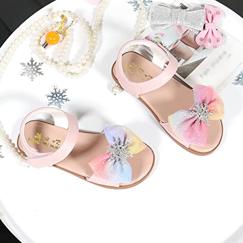 Girls Sandals Children Shoes Fashion Flat Snowflake Sandals Ice Princess Sandals Big Children Little Girl Kitty4