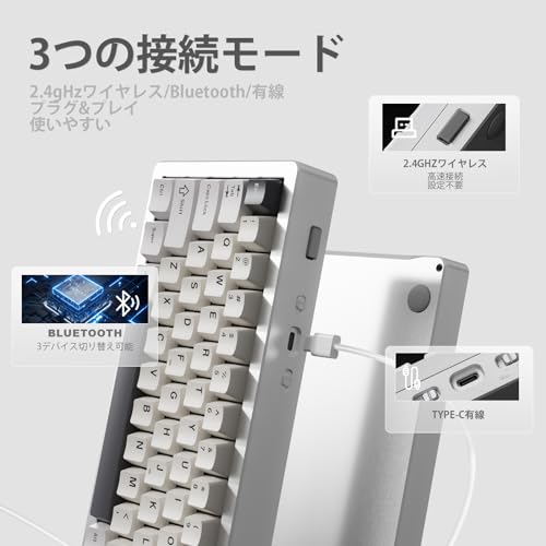YUNZII AL71 メカニカルキーボード の商品画像 2