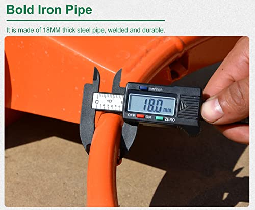 Ccsh Basketball Hoop Outdoor Pillar Basketball Hoop Set, Heavy Duty Hanging Basketball Goals - For Tree Pole, Adjustable Rust-Proof Iron Basketball Rim - Easy Installation #TOP4