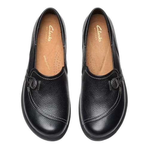Clarks Clarks Women's Certina Ease Loafer Black Leather 8.5 W