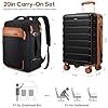 MIUSSE MAX Luggage Sets 3 Piece, 20 Inch Hardshell Carry On Luggage 22x14x9 Airline Approved, Suitcase with TSA Locks & YKK Zippers, Carry On Suitcase with Wheels for Men & Women Travel #1