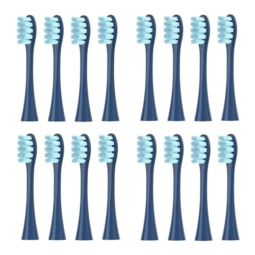 muyihui 16 �����p�u���V�w??�b�h X/X PRO/Z1/F1/One/Air 2/SE �d�����u���V�\�t�g�уm�Y��(16 pcs blue)