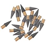 YARNOW 35個入りインクレスペンのリフィル 永久鉛筆交換リフィル グラファイト合金製 替え芯 使いやすい オフィスや勉強に最適 アソートカラー