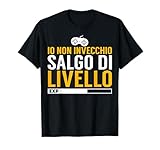 Photo Gallery videogiochi gaming io non invecchio salgo di livello gamer maglietta Photo Gallery videogiochi gaming io non invecchio salgo di livello gamer maglietta