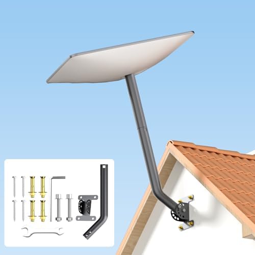 Starlink Mount Support Mural à Angle Vertical Long Pour Toit