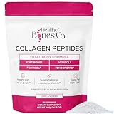 FORTIBONE Premium Bone Health Collagen Peptides w/FORTIGEL, VERISOL, TENDOFORTE | Clinically-Supported for Bones Joints Skin Hair Nails | Hydrolyzed Collagen Complete Anti-Aging Formula | 30 Servings