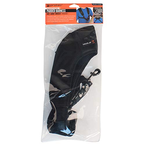 pro tec saxophone harness with deluxe metal trigger snap large model a306m black