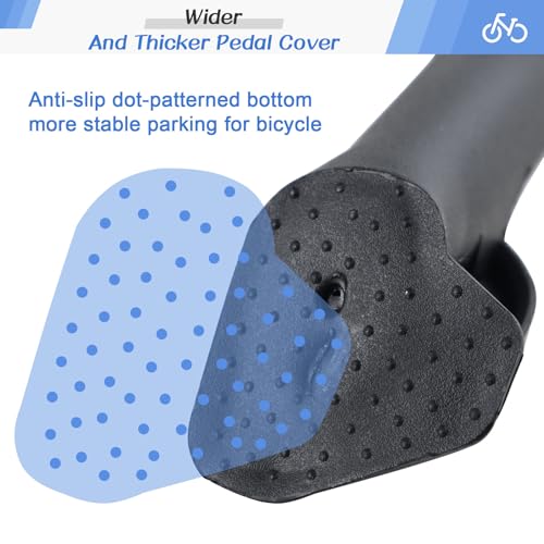 ROADNADO Fahrradständer Mountainbike Höhenverstellbar Universal Cube Fahrrad Seitenständer 24-29 Zoll, Bike Stand, Rutschfester Hinterbauständer Ständer Fahrrad for MTB, E-Bike