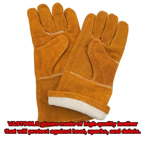 Image of VASTOOLS Welding Accessories,Welding Chipping Hammer, Leather Welding Gloves 13.5 inch,6-in-1 Welpers Pliers 7 inch,Wire Brush 11 inch,for Welder