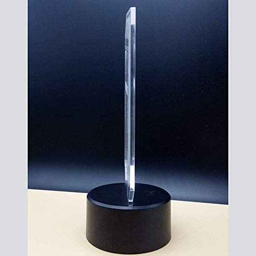 Lampe de table LED 3D à commande tactile et télécharge USB pour chevet - 5