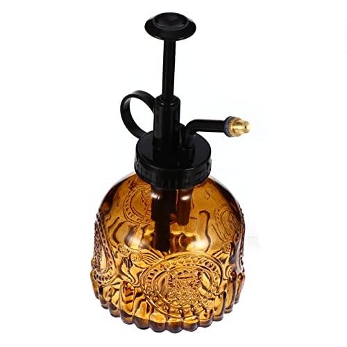 Yardenfun Regadera de Vintage con Diseño de Bomba Regadera Portátil para Riego de Plantas Pequeñas Reutilizable y Fácil de Usar para Jardinería Interior y Exterior