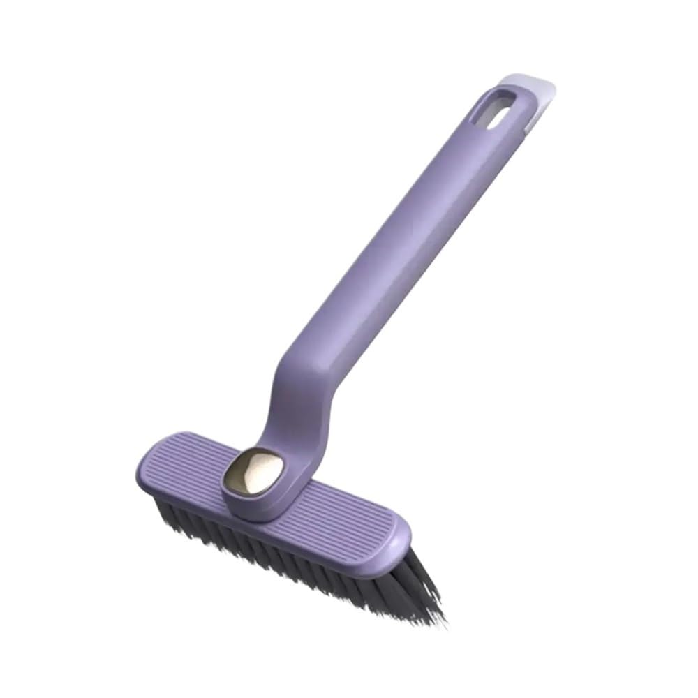 Sunrrafck 1Pc-Purple 1Pc Cleaning Brush Multifunctional 360-Degree Rotating Gap Bathroom And Kitchen Tile Floor Scrubber Accessories(1Pc-Purple)