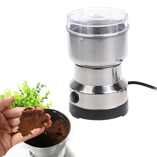 Flatware Molinillo de café eléctrico, Especias secas, Tuerca, Molinillo de Hierbas, Taza Desmontable, lavavajillas