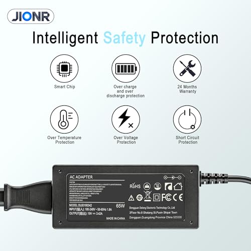 65W Laptop Charger Replacement for Acer Laptop Charger N15Q8 N15Q9 N16P1 N20C5 Acer Aspire 1 3 5 A515-44 A515-45 A515-46 A515-54 Aspire 1 5 R15 Chromebook C738T C740 Spin 1 5 Swift 3 Power Adapter by JIONR - Image 5