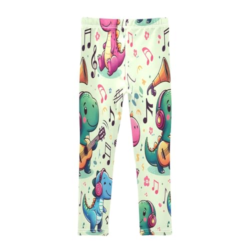 Bolaz Toddler Girls Leggings Printed Yoga Pants Leggings Dinosaur Music for Kids2