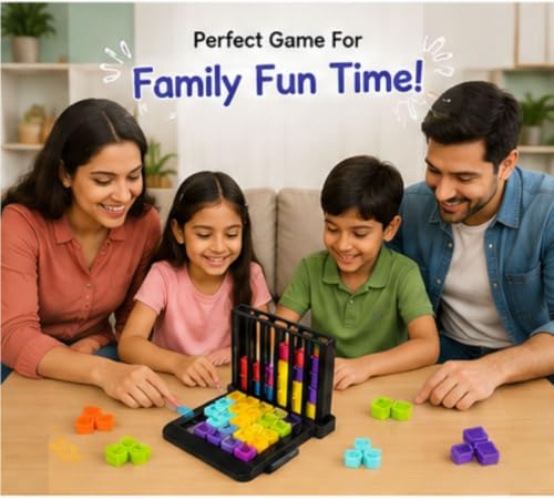 Image of Tetra Twin Challenge 2 Games in 1 Puzzle Game for Kids | 100 Puzzles & Solutions | Brain Teaser Logic & Problem Solving Game | Educational Board Game for Kids | Screen-Free Family Game