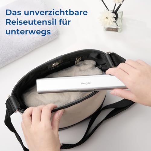 Oralphi Alu-Zahnbürstenetui, Tragbares Reiseetui aus Aluminium für Handzahnbürsten – Leicht, Hygienisch & Langlebig, Ideal für Reisen, Camping, Business & Badezimmer-Silber 5
