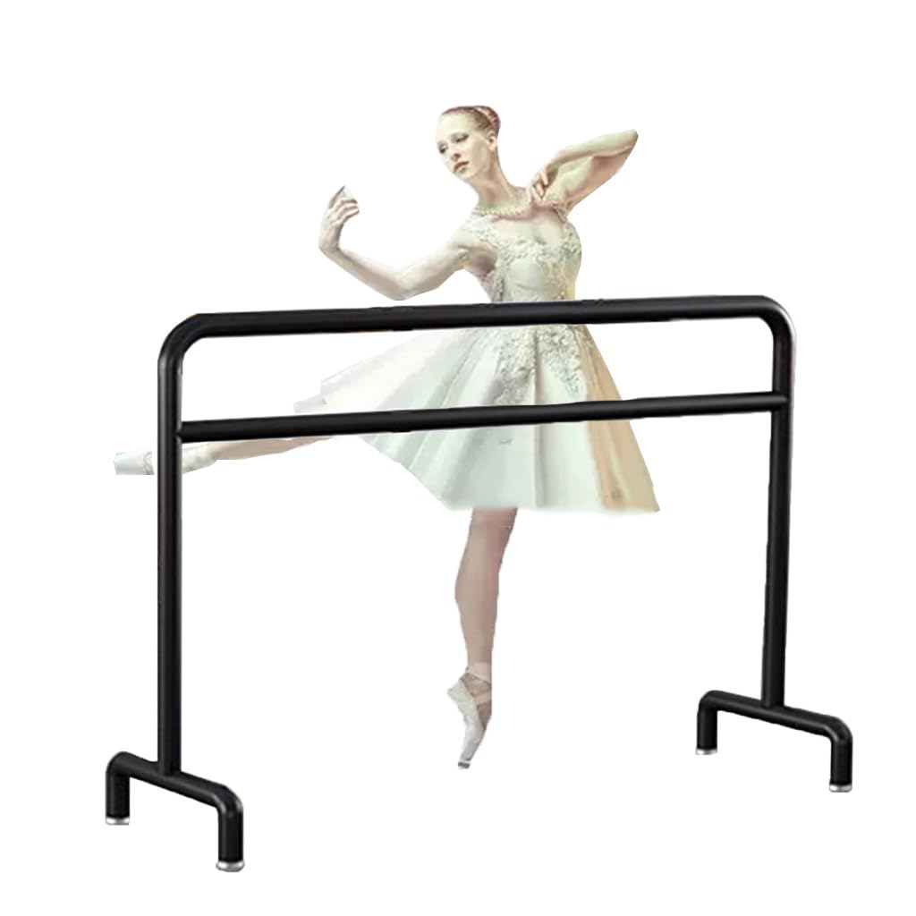 Sbarra Danza Classica Semplice sbarra da balletto in ferro metallico, asta di prolunga per asta di compressione per gambe per adulti e bambini, forte capacità di carico ( Color : Black , Size : 1.2M/3