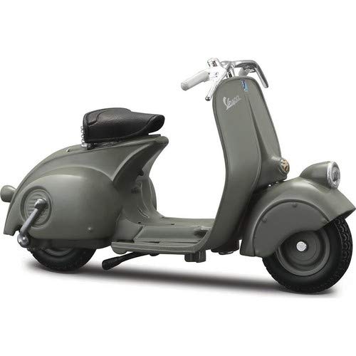 Licenza ufficiale Vespa Maisto - Scala 1/18 Modello Compatibile con Vespa 98 1946 (Grigio)