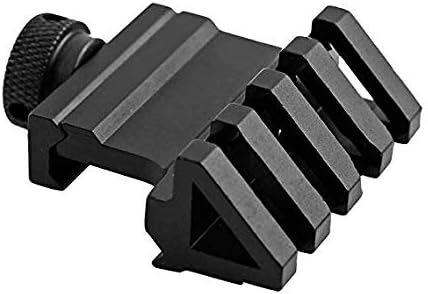 45 Degree Rail Mount, Aluminum Alloy Sight Scope Offset W.eaver Rail Riser Mount with Wrench