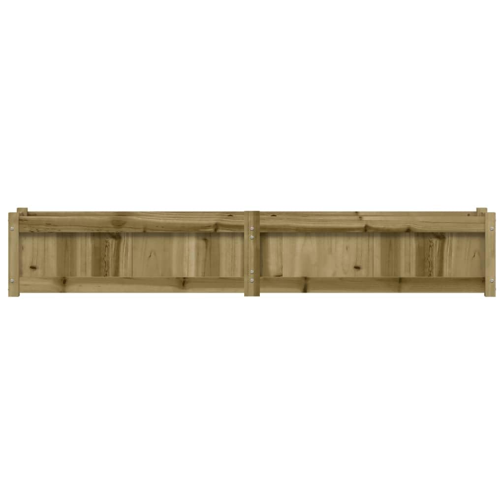 vidaXL Donica ogrodowa, 180x31x31 cm, impregnowane drewno sosnowe