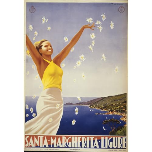Impression giclée sur toile Santa Margherita pour salon chic