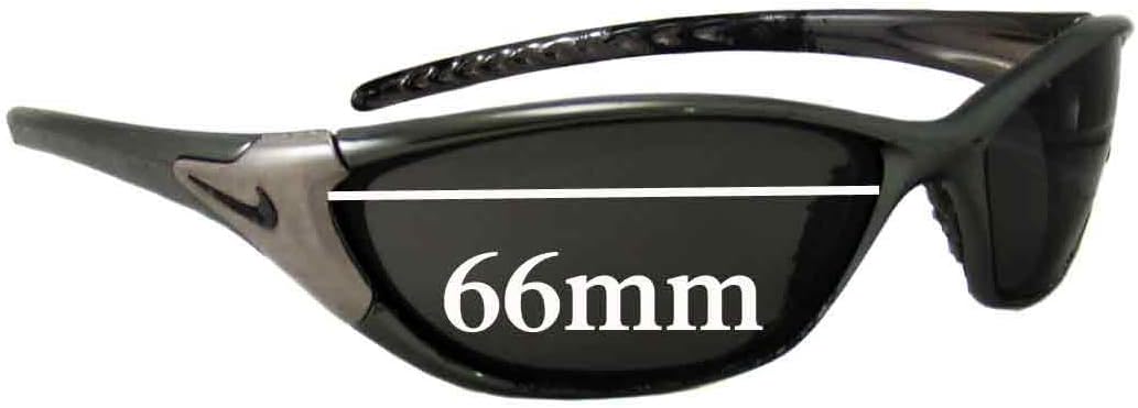 Sunglass Fix Replacement Sunglass Lenses Compatible for Nike EV0244 Haul 66mm