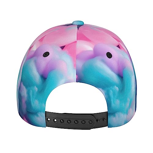 Casquette de baseball Haunted Mansions KoNsev rose délavée avec trou queue de cheval - 6
