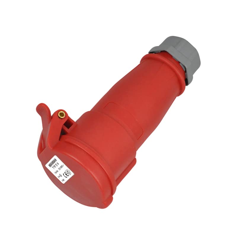 IEC60309 Waterproof Industrial CEE Connector Socket 4Pin 16A 400V 3P+E IP44