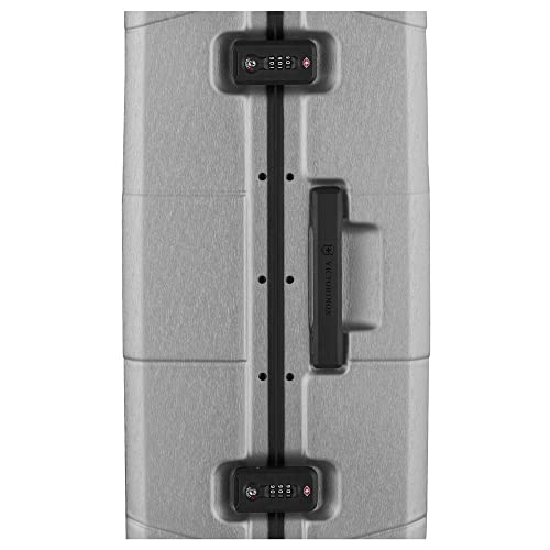 Image of Victorinox Lexicon Framed Series Medium Hardside Check-in Luggage, 72 litres, Silver, Polycarbonate, 610540 | Premium Swiss Trolley Suitcase