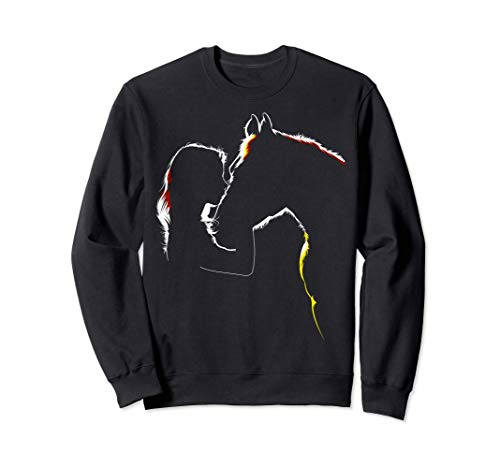 Cavallo Ragazza Cavalli Felpa