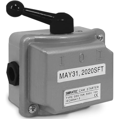 Sibratec, Chave Reversora Liga Desliga Motor 15a Trifásico Qs5-15n