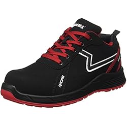 Calzado De Seguridad Paredes Precios Paredes Deportivo Alonso - S3 Ci HI ESD SRC - Color Negro y Rojo - Talla 42