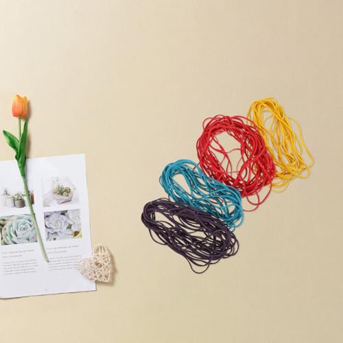 Bandas elásticas de goma multicolor para clasificar documentos sin dañar el papel 7