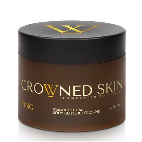 Crowned Skin King Cologned Body Butter for Men | Warm & Sensual | New Moisturizing Formula Scented...