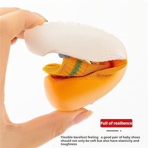 Baby Non Skid Sock Shoes Toddler Non Slip First Walking Shoes Infant Breathable Floor Slipper 2 Packs4