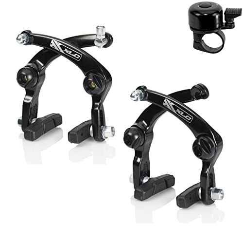 XLC BMX U-Brake Freestyle BMX Bremse Felgenbremse Set Schwarz inkl. Fahrradklingel