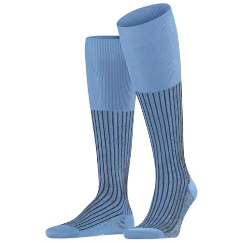 FALKE Men's Oxford Stripe Knee-High Socks Cover