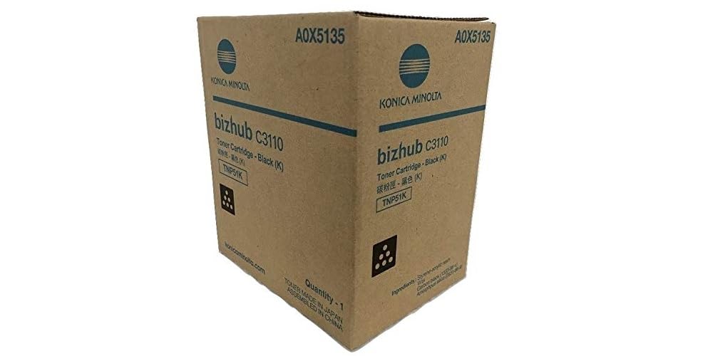 Konica Minolta TNP51K 6000pages Black - laser toner & cartridges (Toner, Black, Konica Minolta, bizhub C3110)